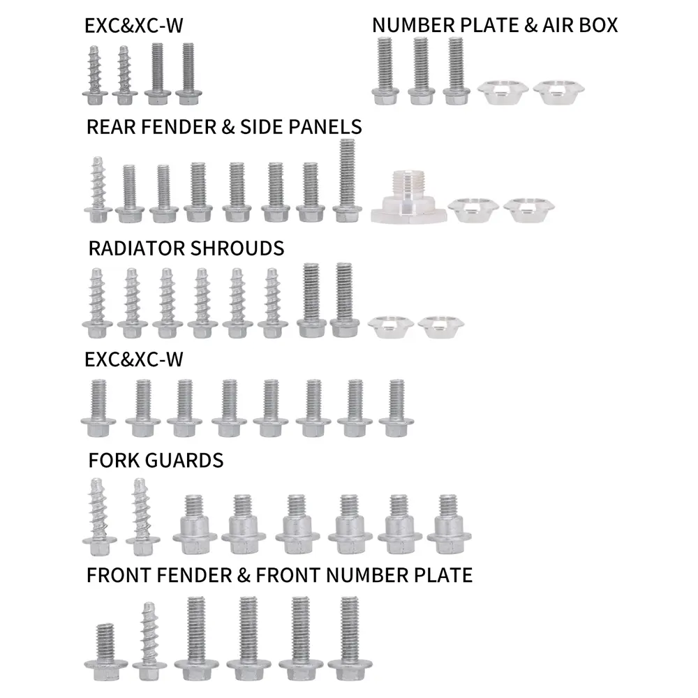 Motorcycles Screw For KTM SX XC EXC XCW-3